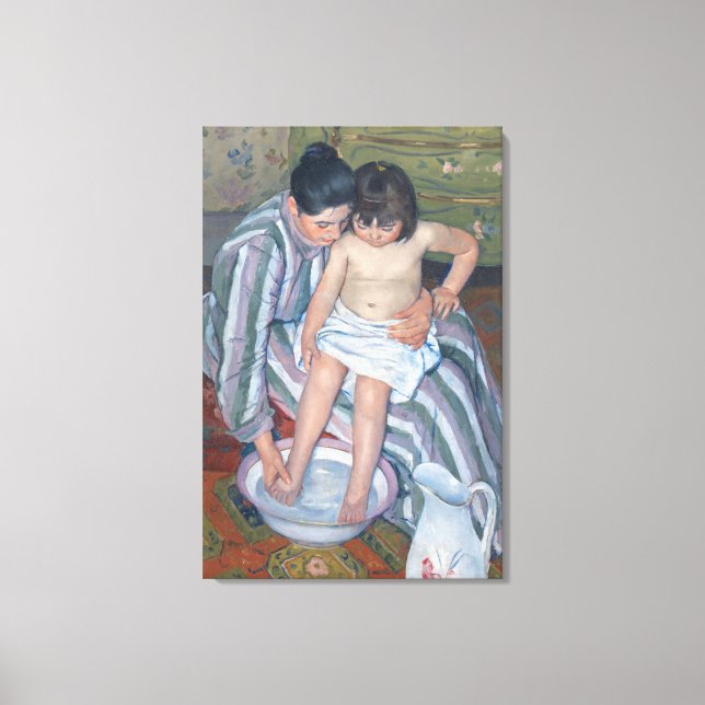 Impressão Em Tela Banho infantil, 1893 (óleo na canvas) (Frente)