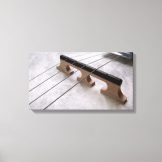 Impressão Em Tela Banjo Closeup Foto