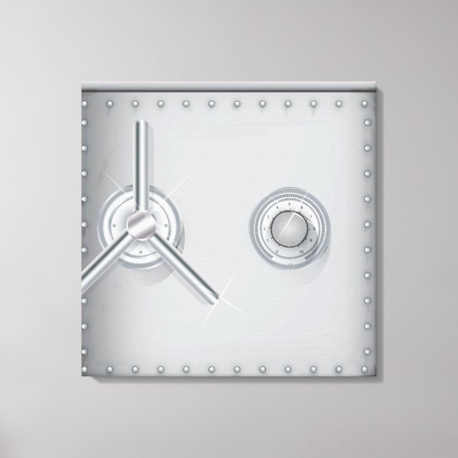 Impressão Em Tela Bank Safe (Frente)