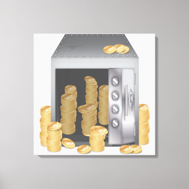 Impressão Em Tela Bank Safe (Frente)