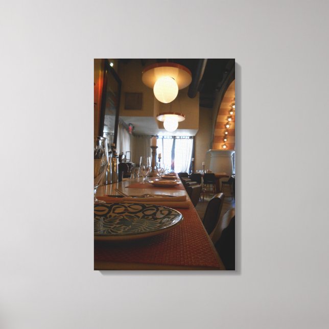 Impressão Em Tela Bar Barbounia (Frente)