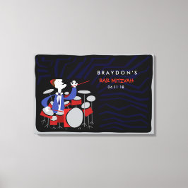 Impressão Em Tela Bar Mitzvah Mitzvah Conselho de Entrada