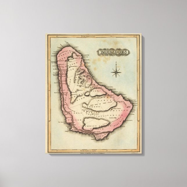 Impressão Em Tela Barbados 2 (Frente)