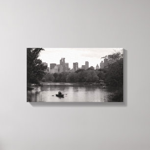 Impressão Em Tela Barco no Central Park NYC (Canvas)