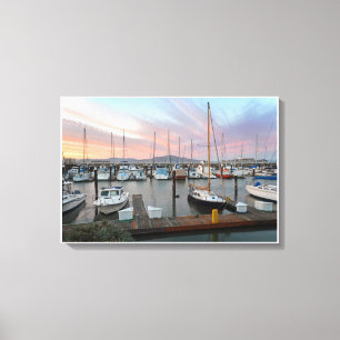 Impressão Em Tela Barcos de marina