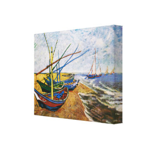 Impressão Em Tela Barcos de pesca de Vincent van Gogh