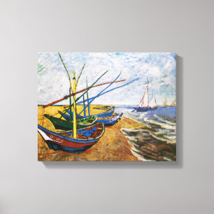Impressão Em Tela Barcos de pesca de Vincent van Gogh