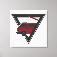 barramento triangular maroon