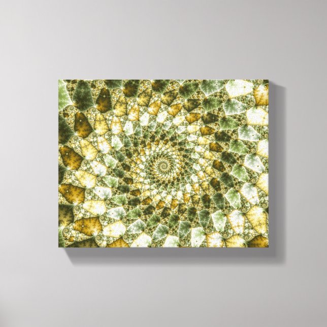 Impressão Em Tela Barras Marmortas - Arte Mandelbrot (Frente)