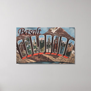 Impressão Em Tela Basalto, Colorado - grandes cenas da letra