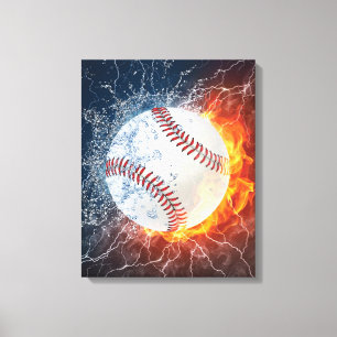 Impressão Em Tela Baseball