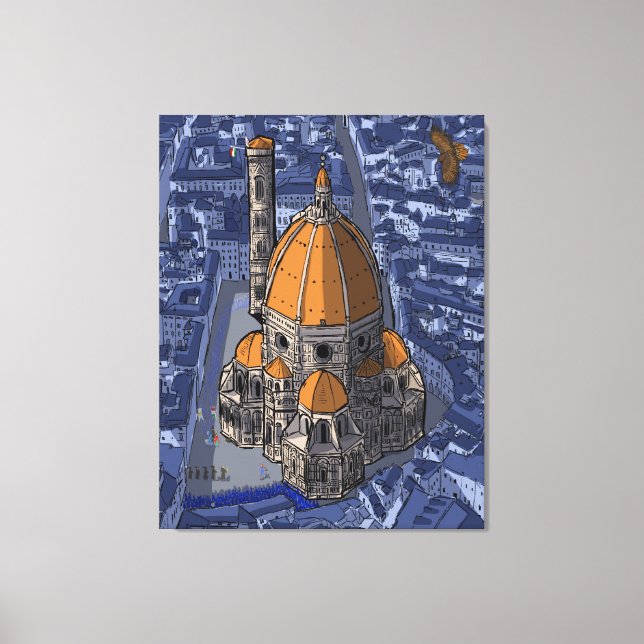 Impressão Em Tela Basilica di San Lorenzo Florence Itália (Frente)