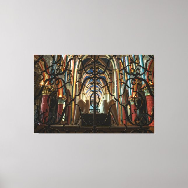 Impressão Em Tela Basilica em Paris (Frente)