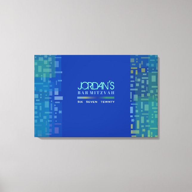 Impressão Em Tela Bat Mitzvah Sign in Conselho (Frente)