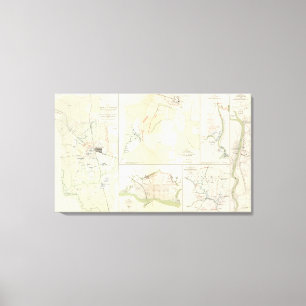 Impressão Em Tela Batalha da albufeira Fourche de Corinth Iuka