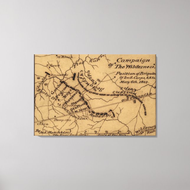 Impressão Em Tela Batalha da Natureza Selvagem - Panorâmica da Guerr (Frente)