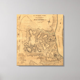 Impressão Em Tela Batalha de Fort Donelson - Mães Panorâmicas da Gue