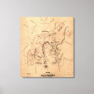 Impressão Em Tela Batalha de Gettysburg 8