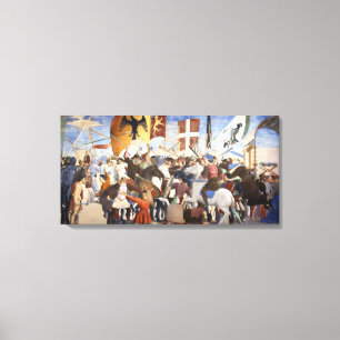 Impressão Em Tela BATALHA DE HERÁCIO por Piero Della Francesca