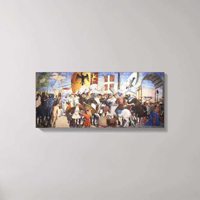 Impressão Em Tela BATALHA DE HERACLIUS por Piero Della Francesca (Frente)