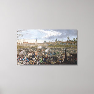 Impressão Em Tela Batalha de Leipzig, o 19 de outubro de 1813