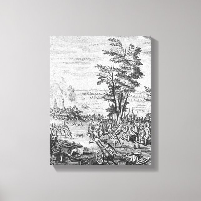 Impressão Em Tela Batalha de Malplaquet (Frente)