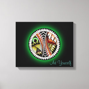 Impressão Em Tela Batalha de Tatto Drawing