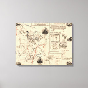 Impressão Em Tela Batalha do rio das pedras - guerra civil 2