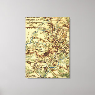 Impressão Em Tela Batalha do tribunal do Spotsylvania