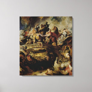 Impressão Em Tela Batalha dos Amazons e dos gregos, c.1617