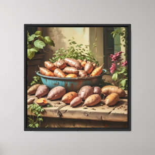 Impressão em Tela (Batatas Doces)