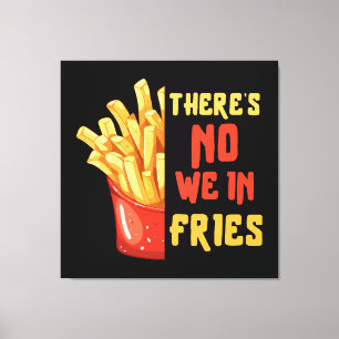 Impressão Em Tela batatas fritas
