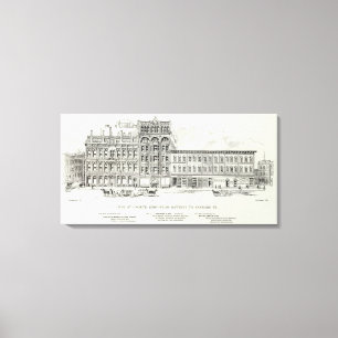 Impressão Em Tela Bateria e Sansome do lado norte do pinho