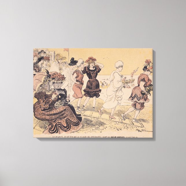 Impressão Em Tela Bathers, de L'Assiette au Beurre (Frente)