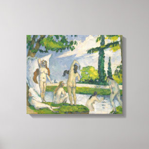 Impressão Em Tela Bathers de Paul Cezanne  