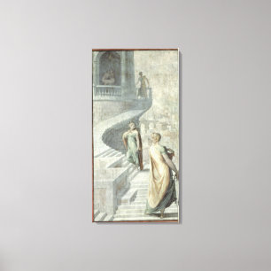 Impressão Em Tela Bathsheba que visita David, c.1553