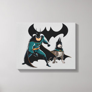Impressão Em Tela Batman & Ace