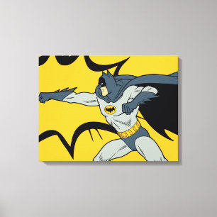 Impressão Em Tela Batman Punch