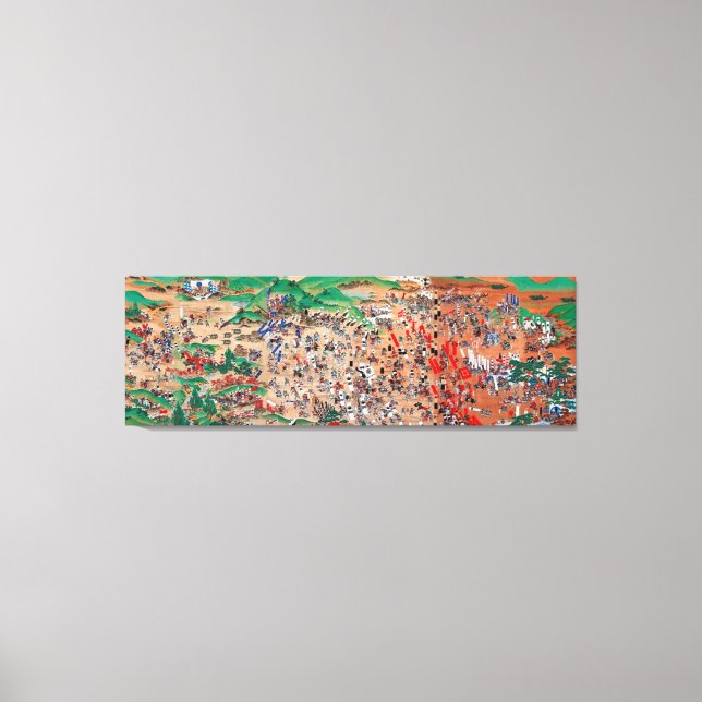 Impressão Em Tela Battle of Sekigahara 関ヶ原の戦 (Frente)