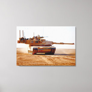 Impressão Em Tela BATTLE TANK - M1 Abrams 24x36