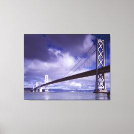 Impressão Em Tela Bay Bridge San Francisco,Impressão de Tela Esticad