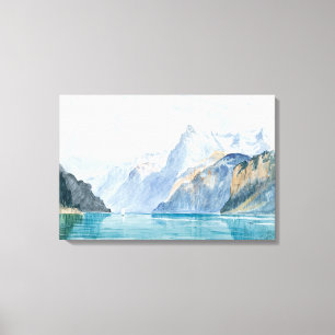 Impressão Em Tela Bay of Uri, Brunnen 1870 John Singer Sargent