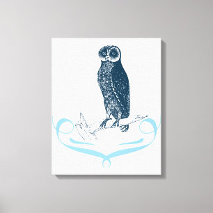 Impressão Em Tela Bay Owl