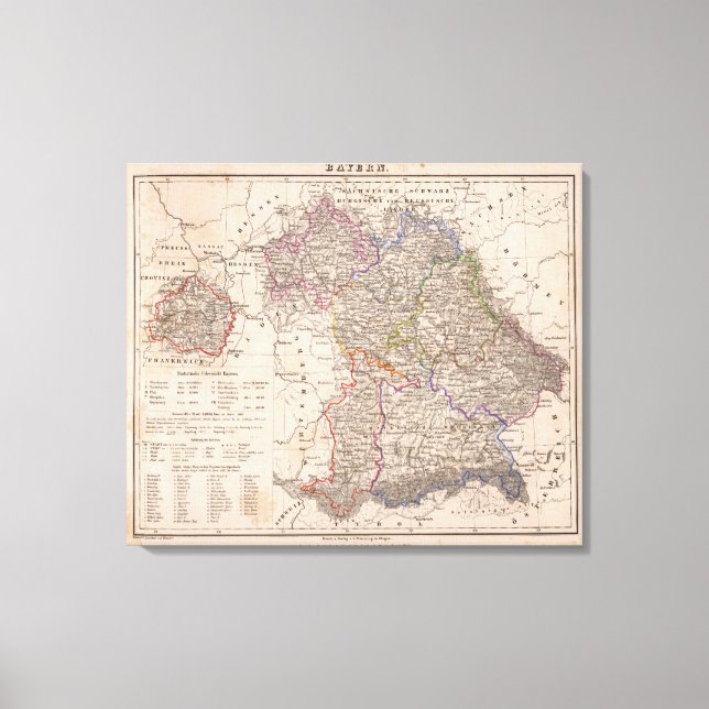 Impressão Em Tela Bayern, Alemanha (Frente)