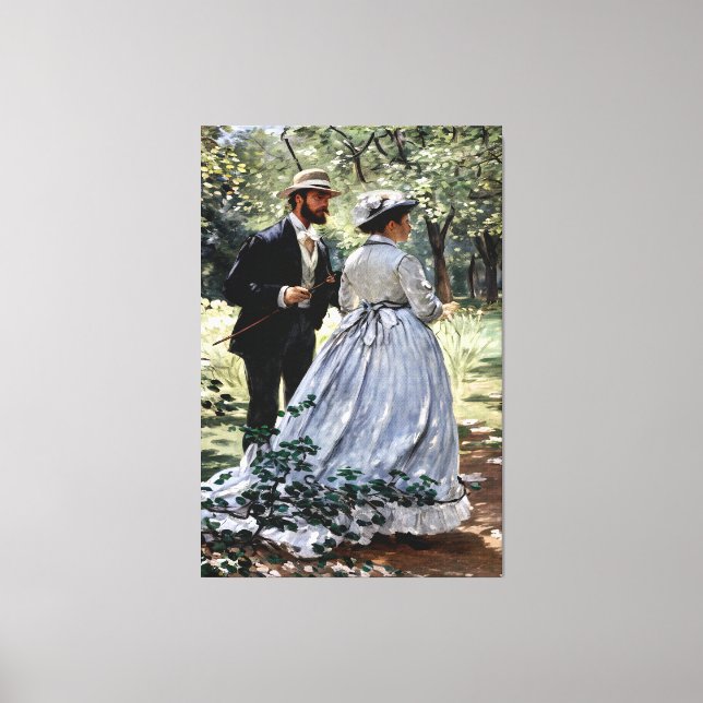 Impressão Em Tela Bazille e Camille (Frente)