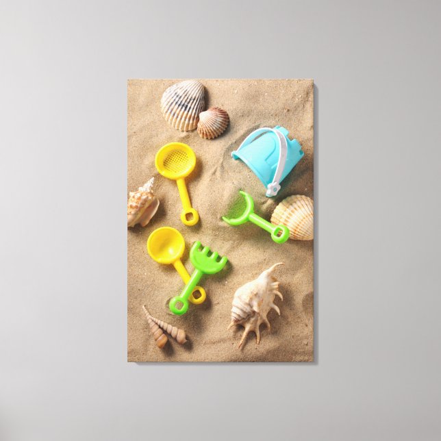 Impressão Em Tela Beach Toys (Frente)