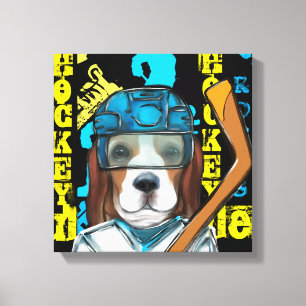 Impressão Em Tela Beagle