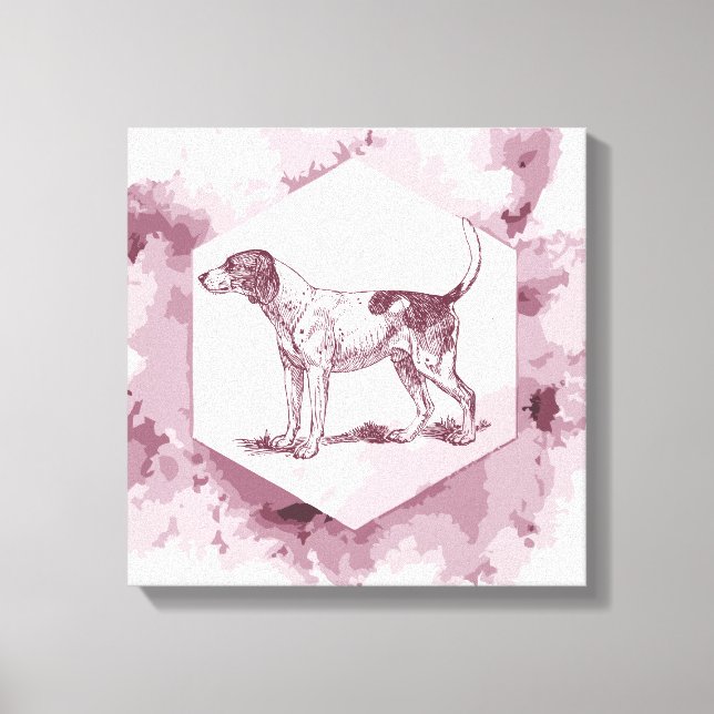 Impressão Em Tela Beagle dog (Frente)