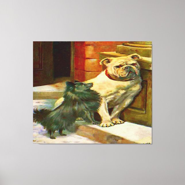 Impressão Em Tela "Beauty & The Beast" (Frente)