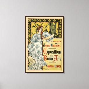 Impressão Em Tela Beaux-Artes do DES da exposição